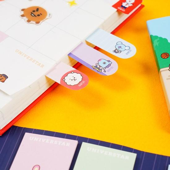 韓国文具】BT21 4段 付箋 [文房具][ポストイット][かわいい][防弾少年