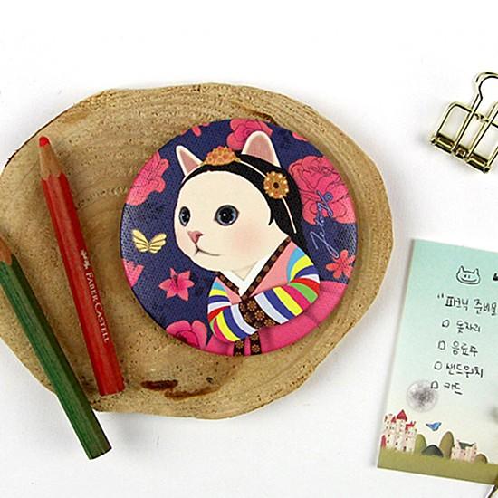 韓国雑貨 Choo Choo チュチュ プチ ミラー Wori かわいい ネコ キャラクター P842 韓国情報広場ヤフー店 通販 Yahoo ショッピング