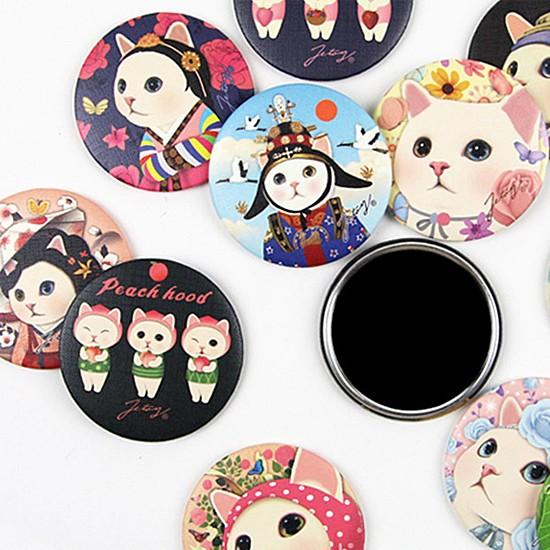 韓国雑貨 Choo Choo チュチュ プチ ミラー Wori かわいい ネコ キャラクター P842 韓国情報広場ヤフー店 通販 Yahoo ショッピング