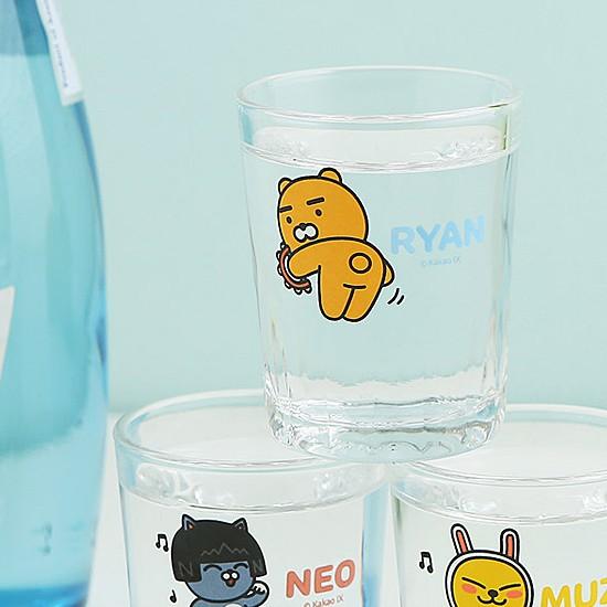 【韓国食器】カカオフレンズ　ダンス　焼酎杯　4個セット 　[グラス][かわいい][カカオトーク][Kakao Friends]｜korea-info｜04