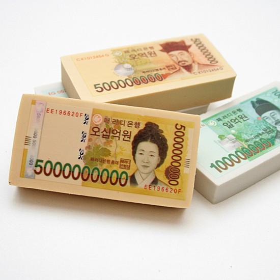 韓国文具 パロディ 韓国 お金消しゴム 文房具 おもしろ 面白い Q035 韓国情報広場ヤフー店 通販 Yahoo ショッピング