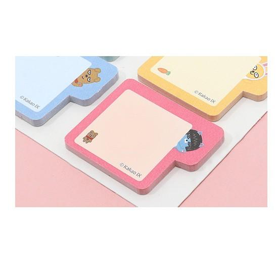 カカオフレンズ ミニ インデックス メモ付箋 6種セット 【韓国文具