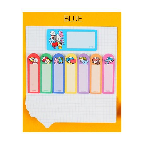 BT21 インデックス 付箋 8種セット 2弾 [韓国][文具][文房具][ポスト