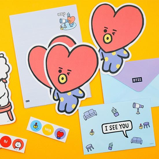 驚きの値段で Bt21 キャラクター形便箋 レターセット 1弾 韓国文具 文房具 手紙 メッセージ かわいい 防弾少年団 公式 Whitesforracialequity Org