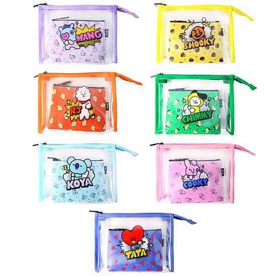 BT21 バッグ イン バッグ ポーチ [韓国雑貨][BTS][防弾少年団