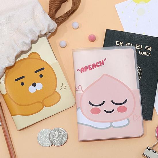 カカオフレンズ クリア パスポートケース 韓国雑貨 旅行用品 トラベルグッズ Kakao Friends かわいい 公式 Q275 韓国情報広場ヤフー店 通販 Yahoo ショッピング