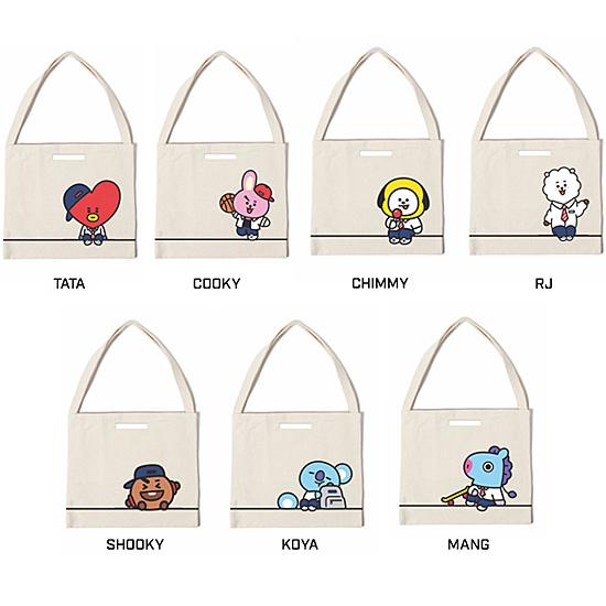 BT21 キャンバス エコバッグ [韓国雑貨][BTS][防弾少年団][かわいい