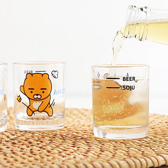 カカオフレンズ 蜜酒杯 4Pセット [韓国][食器][焼酎杯][グラス