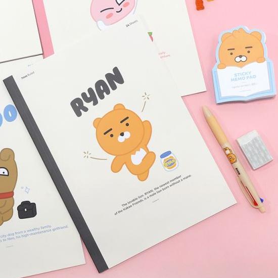 カカオフレンズ B5 ノート 2弾 [韓国文具][文房具][kakao friends