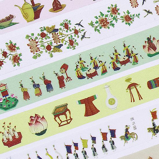 韓国 民画 マスキングテープ ボンスダンチンチャンド 伝統 デコレーション Q338 韓国情報広場ヤフー店 通販 Yahoo ショッピング