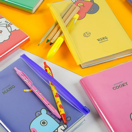 BT21 PVCカバー 万年 ダイアリー [韓国][文具][文房具][スケジュール