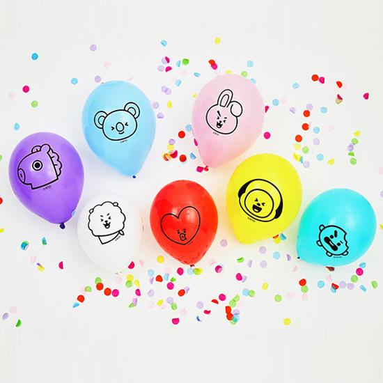Bt21 ゴム風船 5個セット 韓国 雑貨 公式 かわいい 防弾少年団 Bts 25 Off
