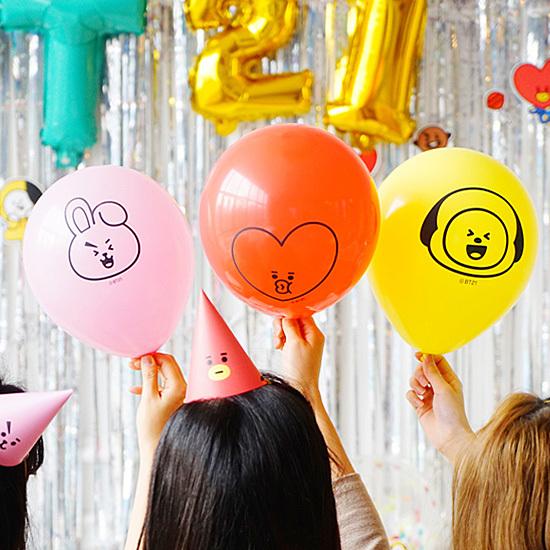 Bt21 ゴム風船 5個セット 韓国 雑貨 かわいい Bts 防弾少年団 公式 Q418 韓国情報広場ヤフー店 通販 Yahoo ショッピング