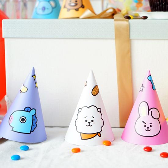 Sale 87 Off Bt21 Diy とんがり 帽子 韓国 パーティグッズ かわいい 防弾少年団 公式 Materialworldblog Com