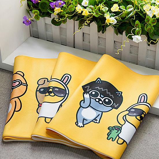 カカオフレンズ マイクロファイバー 極細糸 スポーツ タオル 韓国 雑貨 Kakao Friends 公式 かわいい キャラクター Q491 韓国情報広場ヤフー店 通販 Yahoo ショッピング