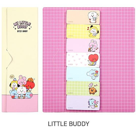BT21 ベビー インデックス 付箋 7種セット [韓国文具][文房具][BTS