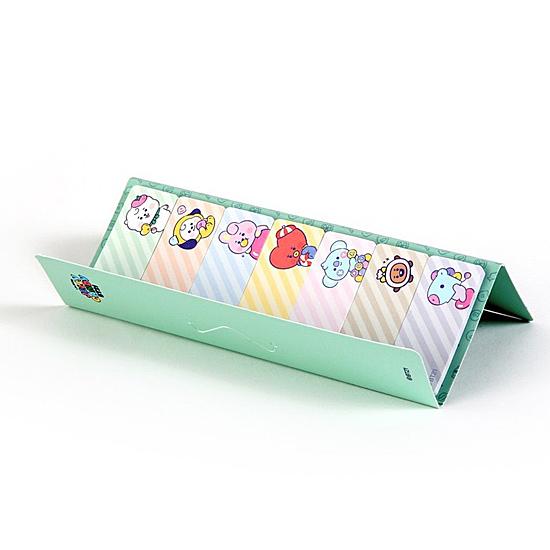 BT21 ベビー インデックス 付箋 7種セット [韓国文具][文房具][BTS