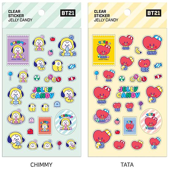 Bt21 ベビー クリア ステッカー Jelly Candy 韓国 文具 文房具 シール かわいい 防弾少年団 Bts 公式 Q505 韓国情報広場ヤフー店 通販 Yahoo ショッピング
