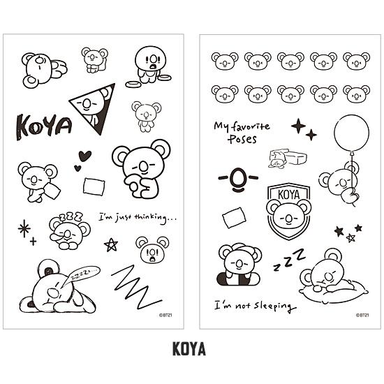 Bt21 タトゥー ステッカー 韓国 シール かわいい 防弾少年団 Bts 公式 Q5 韓国情報広場ヤフー店 通販 Yahoo ショッピング