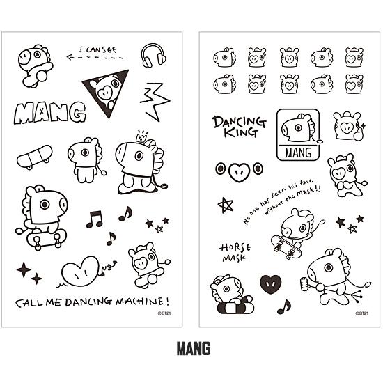 Bt21 タトゥー ステッカー 韓国 シール かわいい 防弾少年団 Bts 公式 Q5 韓国情報広場ヤフー店 通販 Yahoo ショッピング