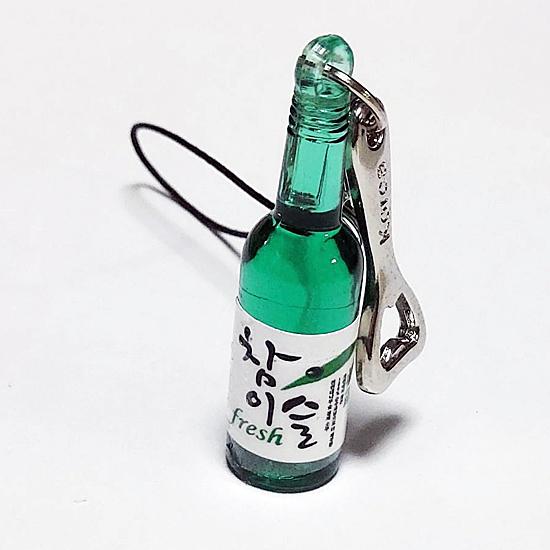 韓国 チャミスル 焼酎 ＆ 栓抜き ストラップ アクセサリー お土産