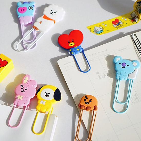 BT21 ビッグ クリップ 2弾 [韓国][文具][文房具][かわいい][BTS][防弾