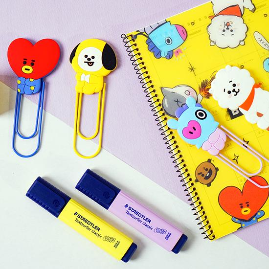 BT21 ビッグ クリップ 2弾 [韓国][文具][文房具][かわいい][BTS][防弾
