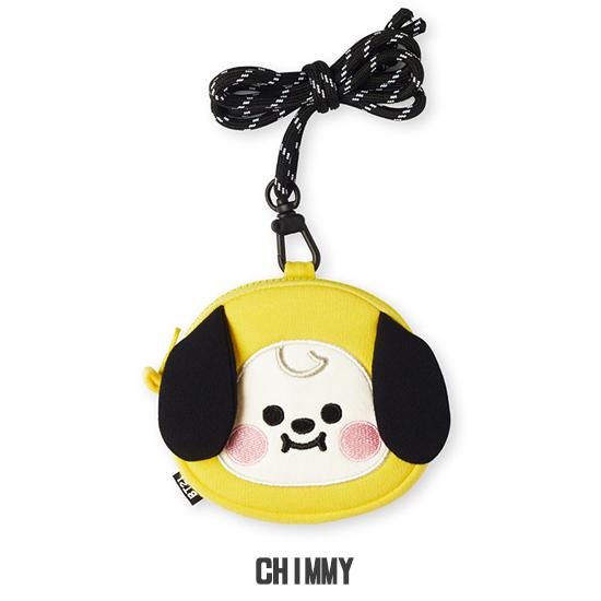 BT21 ベビー ストラップ フェイス ポーチ [韓国雑貨][小銭入れ