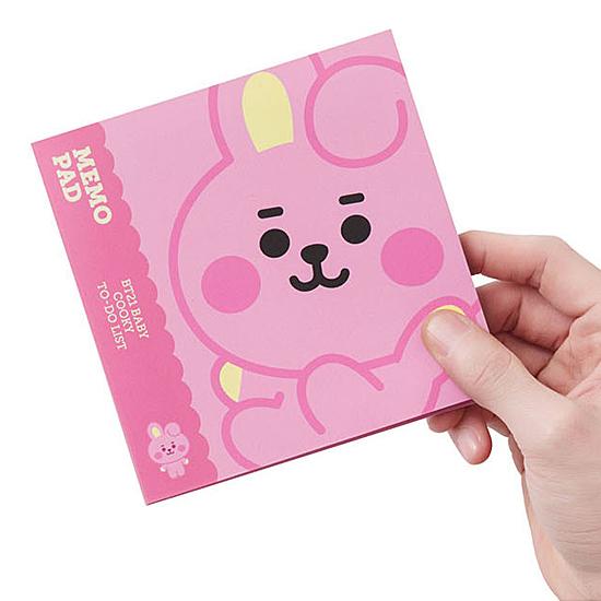 BT21 ベビー 付箋7種＋チェックリスト パッド [韓国文具][文房具][メモ