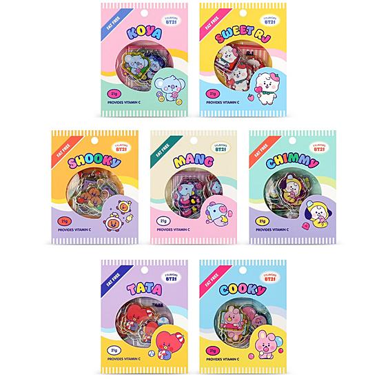 Bt21 ベビー フレーク ステッカー パック Jelly Candy 韓国 文具 文房具 シール かわいい 防弾少年団 Bts 公式 Q707 韓国情報広場ヤフー店 通販 Yahoo ショッピング