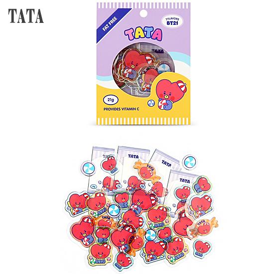 BT21 ベビー フレーク ステッカー パック JELLY CANDY [韓国][文具