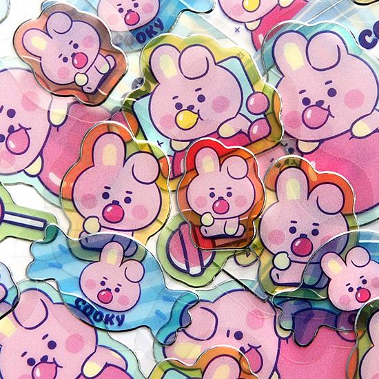 BT21 ベビー フレーク ステッカー パック JELLY CANDY [韓国][文具
