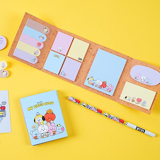 評価 Bt21 My Little Buddy 4段 付箋 韓国 文具 文房具 ポストイット かわいい 防弾少年団 Discoversvg Com
