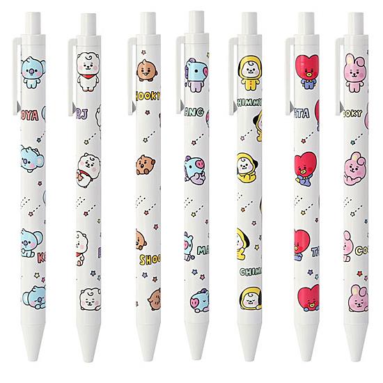 Bt21 ベビー 中性ペン 0 38mm 韓国 文具 文房具 ペン かわいい Bts 防弾少年団 公式 安心発送