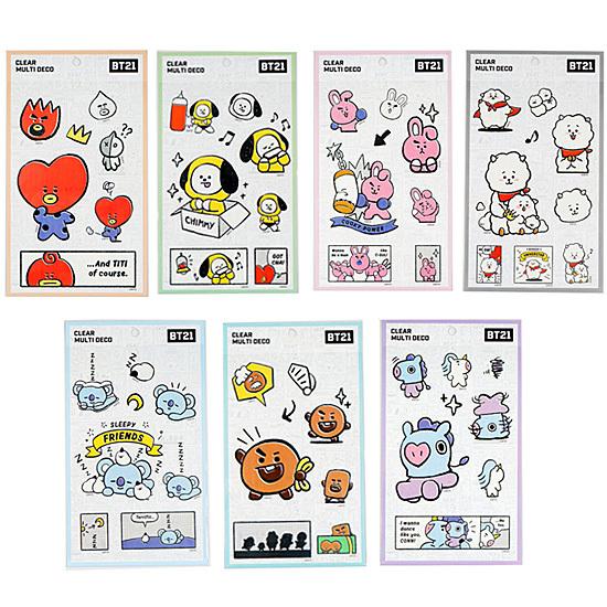 Bt21 マルチ ビッグ デコ ステッカー 韓国 文具 文房具 シール デコレーション かわいい 防弾少年団 公式 Q744 韓国情報広場ヤフー店 通販 Yahoo ショッピング