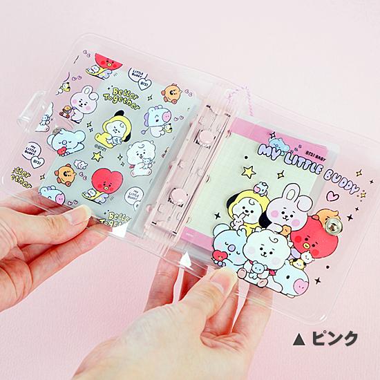 BT21 MY LITTLE BUDDY 3穴 チェキポケット 手帳 [韓国文具][文房具