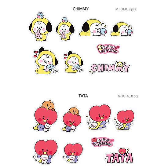 BT21 ベビー リムーバル ステッカー LITTLE BUDDY 韓国文具 文房具