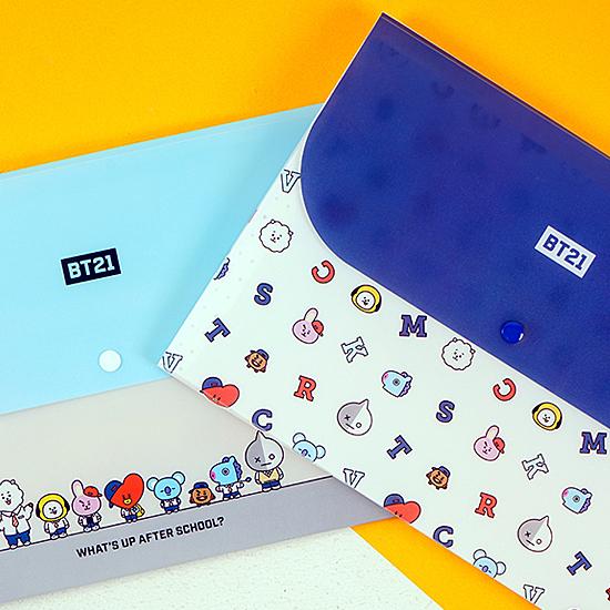 BT21 ドキュメント ファイル −5ポケット− [韓国][文具][文房具][防弾