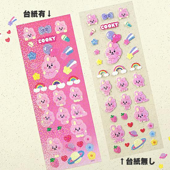 BT21 ベビー ホログラム ステッカー 韓国文具 文房具 シール