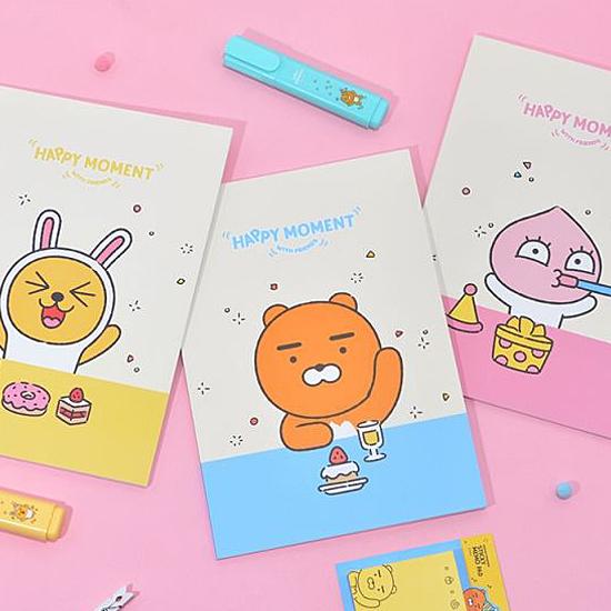 カカオフレンズ B5 ノート ハッピーモーメント [韓国文具][文房具