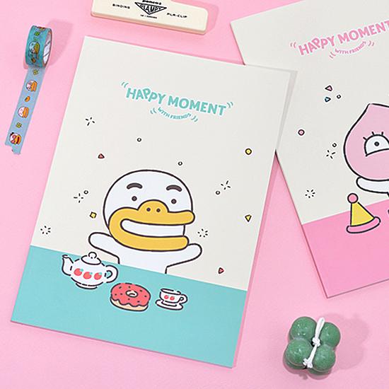 カカオフレンズ B5 ノート ハッピーモーメント [韓国文具][文房具