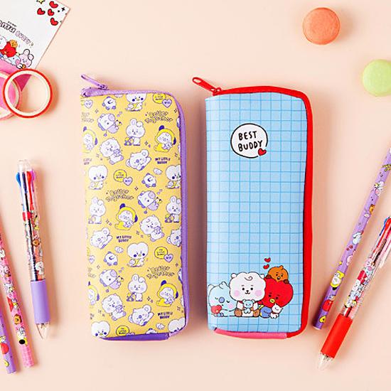 安心の定価販売 Bt21 My Little Buddy スリム ポーチ ペンケース 韓国 文具 文房具 筆箱 かわいい 防弾少年団 公式 Materialworldblog Com