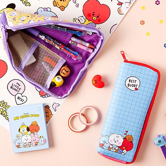 安心の定価販売 Bt21 My Little Buddy スリム ポーチ ペンケース 韓国 文具 文房具 筆箱 かわいい 防弾少年団 公式 Materialworldblog Com