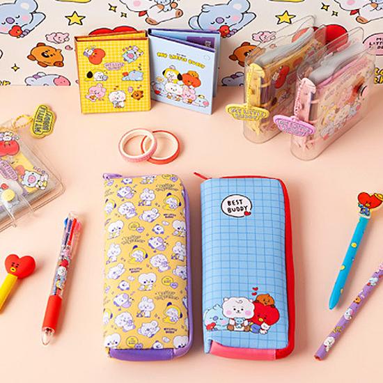 安心の定価販売 Bt21 My Little Buddy スリム ポーチ ペンケース 韓国 文具 文房具 筆箱 かわいい 防弾少年団 公式 Materialworldblog Com