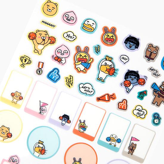 カカオフレンズ Cheer Up メモ ステッカー 韓国 文具 文房具 スケジュール かわいい カカオトーク Kakao Friends Q998 韓国情報広場ヤフー店 通販 Yahoo ショッピング