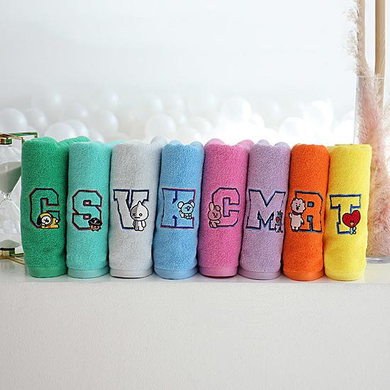 BT21 ワッペン バッジ 洗面 タオル [韓国雑貨][BTS][防弾少年団