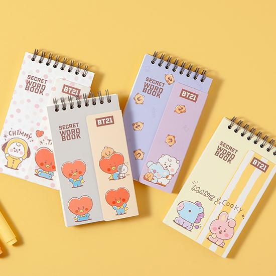 Bt21 シークレット 単語帳 韓国文具 文房具 かわいい 防弾少年団 公式 R065 韓国情報広場ヤフー店 通販 Yahoo ショッピング