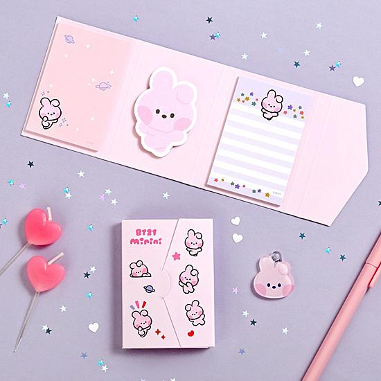 BT21 COOKY メモ用紙 2枚セット BT21 COOKY メモ用紙 2枚セット