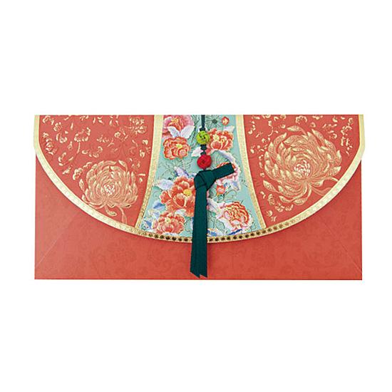 韓国伝統 ギフト封筒（花の服−赤） [伝統][韓服][文具][文房具