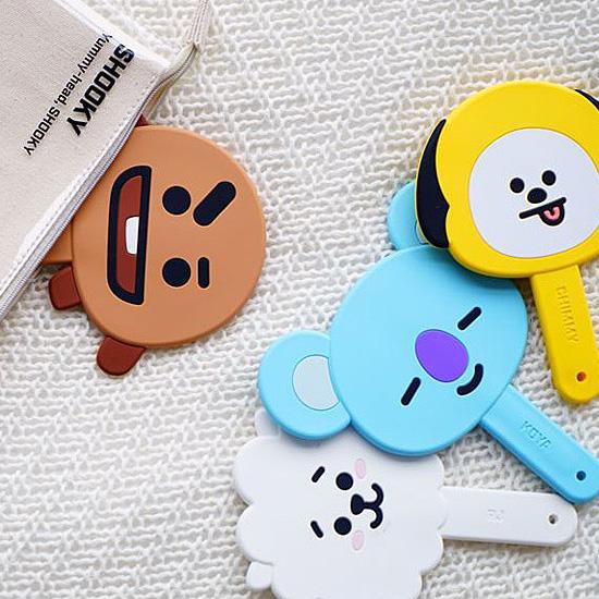 BT21 シリコン ハンド ミラー [BTS][防弾少年団][公式][韓国][鏡